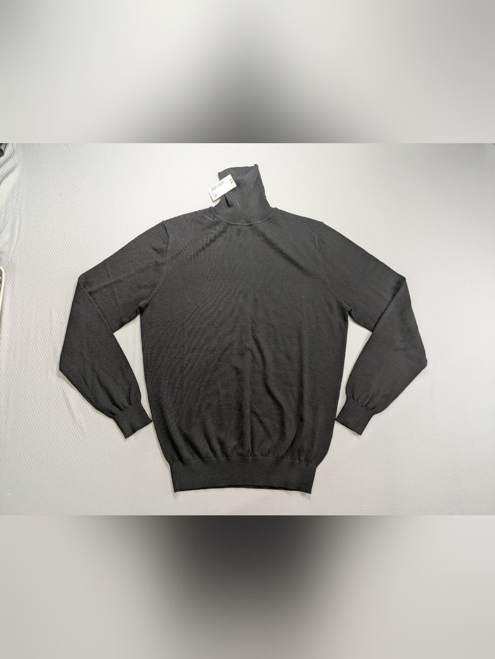 SuitSupply Mens M Dark Brown Turtleneck Sweater Merino Wool Lightweight